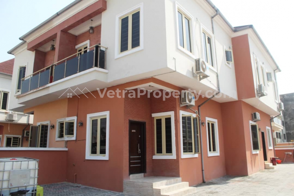  4bedroom Plus Bq  4 bedroom Semi-Detached Duplex for Short let Lekki Lagos Vetra  Property