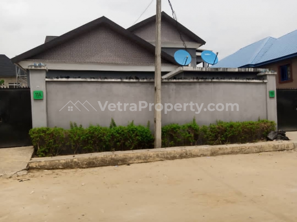  A Tasteful Built 4 Bedroom Semi Detached Duplex And 2 Units Of 2 Bedroom Flats On Full Plot Of Land  8 bedroom House for Sale Ajah Lagos Vetra  Property