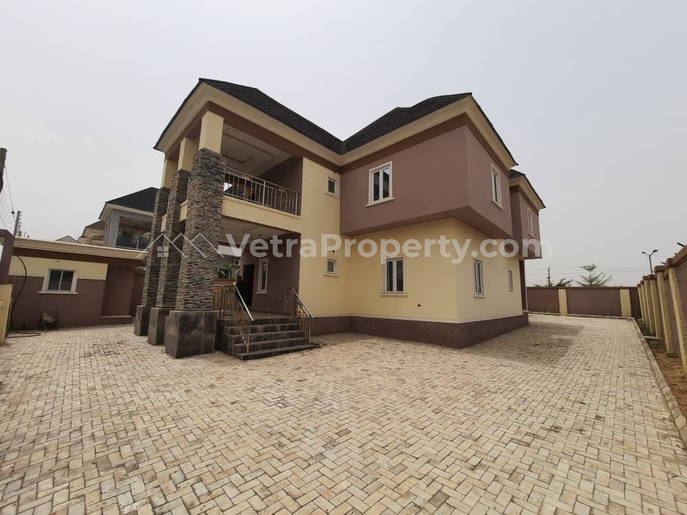  Detached 4bedroom With 2room B/q For Sale In Lifecamp.  4 bedroom Detached Duplex for Sale Life Camp Abuja Vetra  Property