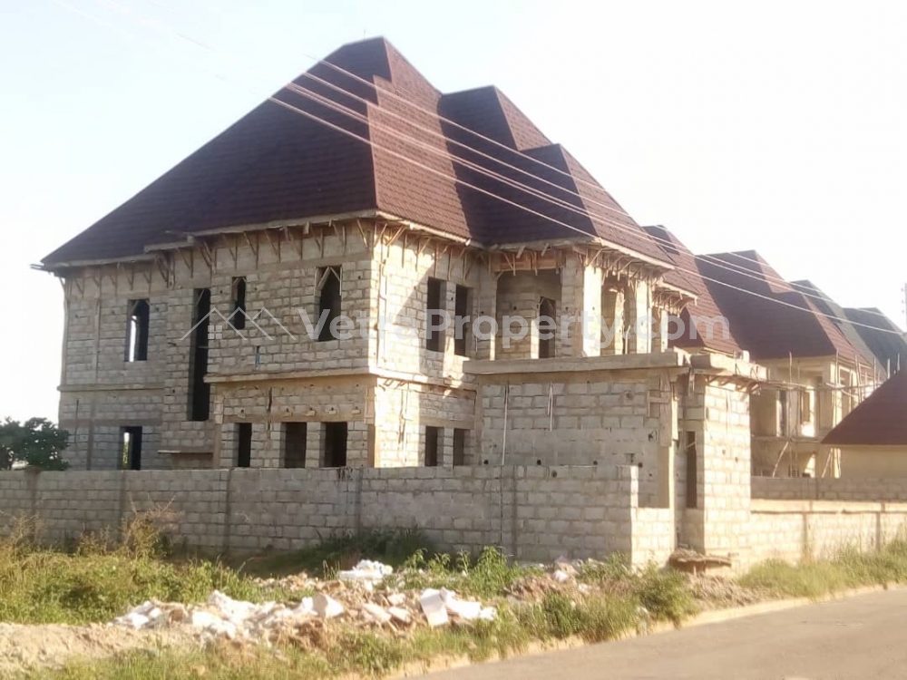  Carcass Detached 5bedroom Duplex With B/q For Sale In Gwarinpa.  5 bedroom Detached Duplex for Sale Gwarinpa Abuja Vetra  Property