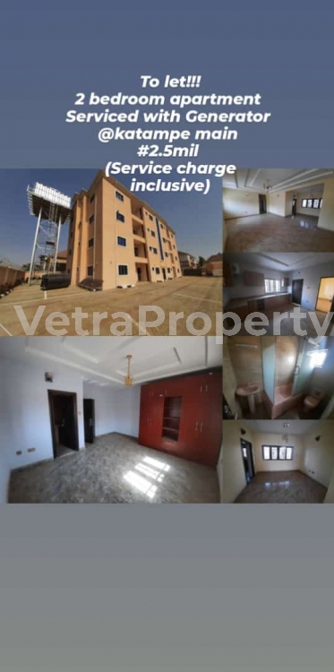  Serviced 2bedroom Apartment .service Charge Inclusive  2 bedroom Flat for Rent Katampe Main Abuja Vetra  Property