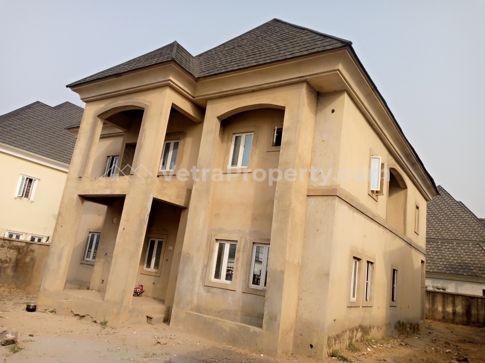  Detached Carcass 5bedroom Duplex With B/q In Gwarinpa.  5 bedroom House for Sale Gwarinpa Abuja Vetra  Property
