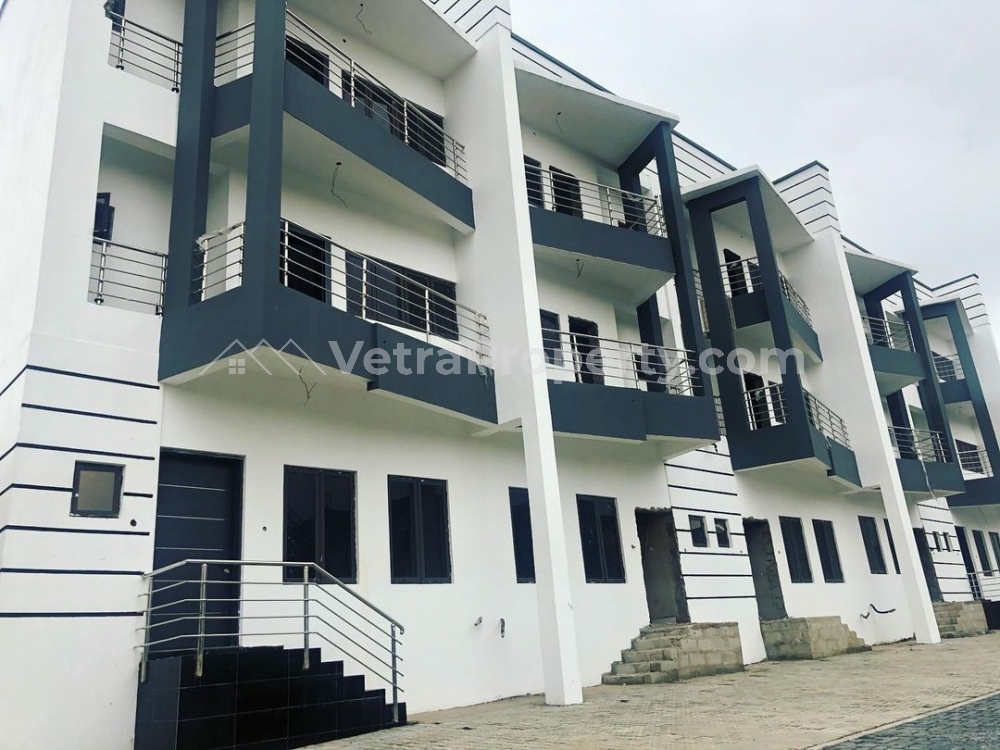  Newlybuilt And Tastefully Finished Terrace 4bedroom Duplex With B/q For Sale In Wuse Zone4.  4 bedroom Terraced Duplex for Sale Wuse Abuja Vetra  Property