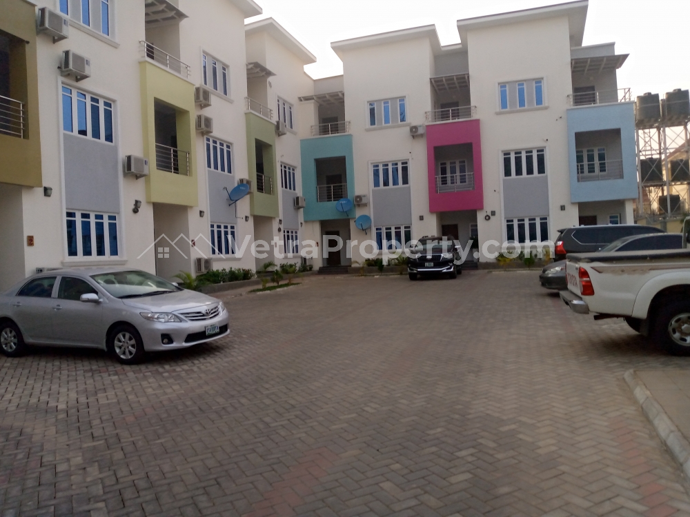  Newlybuilt Terrace 4bedroom Duplex With B/q For Sale In Guzape.  4 bedroom House for Sale Guzape Abuja Vetra  Property
