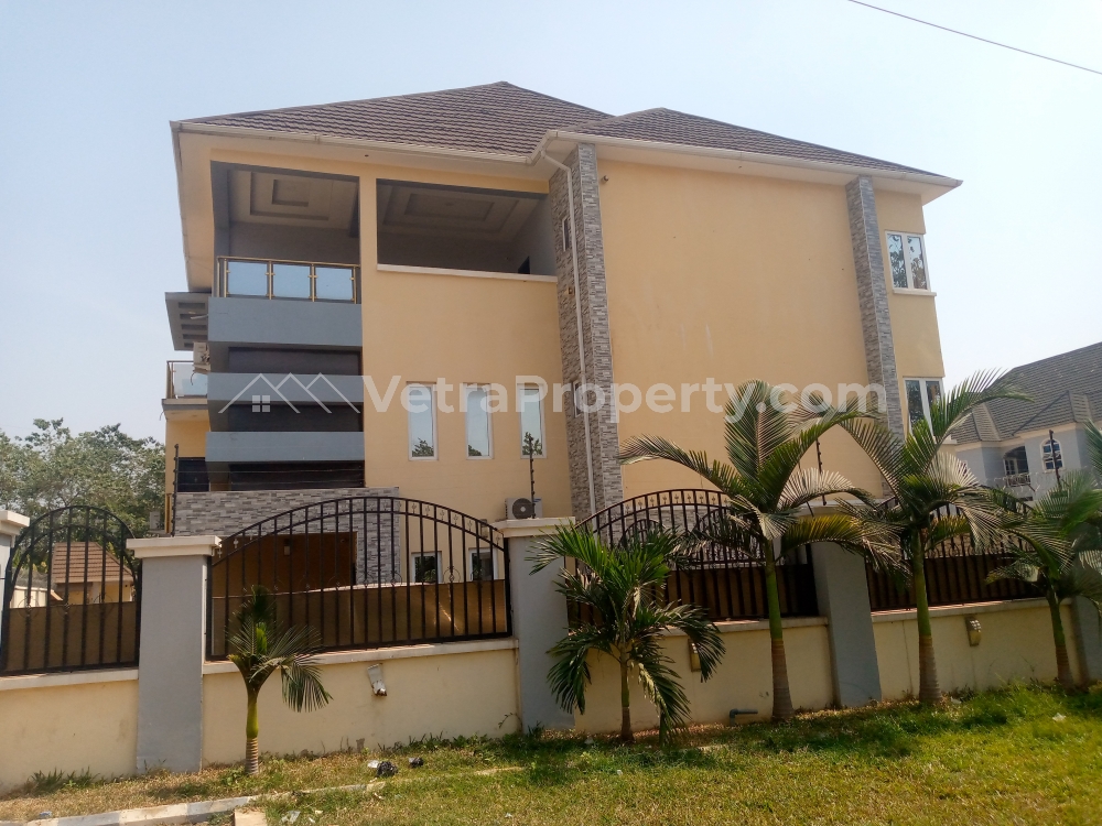  Detached 5bedroom Duplex With 4units Of 3bedroom With 2units Of 2bedroom With 2units Of 1bedroom And Swimming Pool For Sale In Katampe.  Blocks of Flats for Sale Katampe Main Abuja Vetra  Property