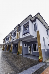 A Newly Built Tastefully Finished 4bedrooms Terrace + 1 Room Bq 4 bedroom Terraced Duplex for Sale Lekki Lagos Vetra  Property