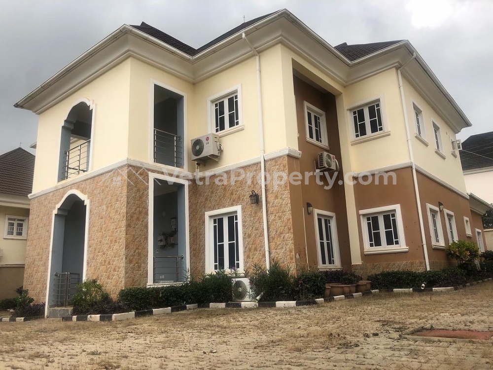  Newlybuilt And Tastefully Finished Detached 4bedroom Smart House With 1bedroom Guest Chalet For Sale In Apo Wumba.  4 bedroom Detached Duplex for Sale Apo Abuja Vetra  Property