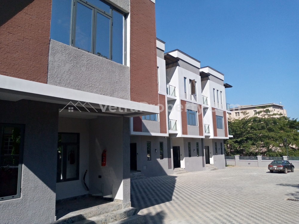  Newlybuilt And Tastefully Finished Terrace 4bedroom Duplex With A Room B/q For Sale In Jabi.  4 bedroom Terraced Duplex for Sale Jabi Abuja Vetra  Property