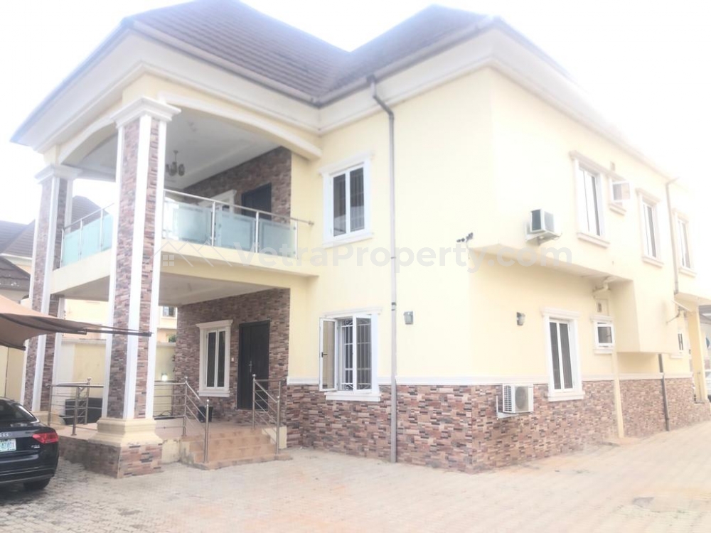  Fully Detached Furnished 5bedroom Duplex With 2room B/q For Sale In Gwarinpa.  5 bedroom Detached Duplex for Sale Gwarinpa Abuja Vetra  Property
