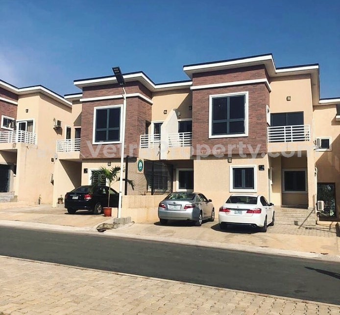  Newlybuilt And Tastefully Finished Terrace 4bedroom Duplex With B/q For Sale In Lifecamp.  4 bedroom House for Sale Life Camp Abuja Vetra  Property
