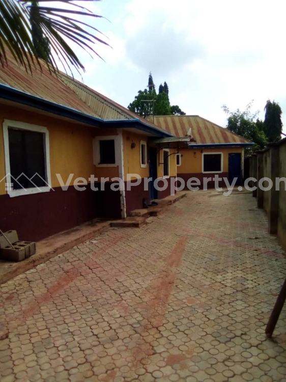  Detached 3bedroom Bungalow With 2units Of Self-contain Apartment For Sale In Mararaba.  3 bedroom Detached Duplex for Sale Mararaba Abuja Vetra  Property