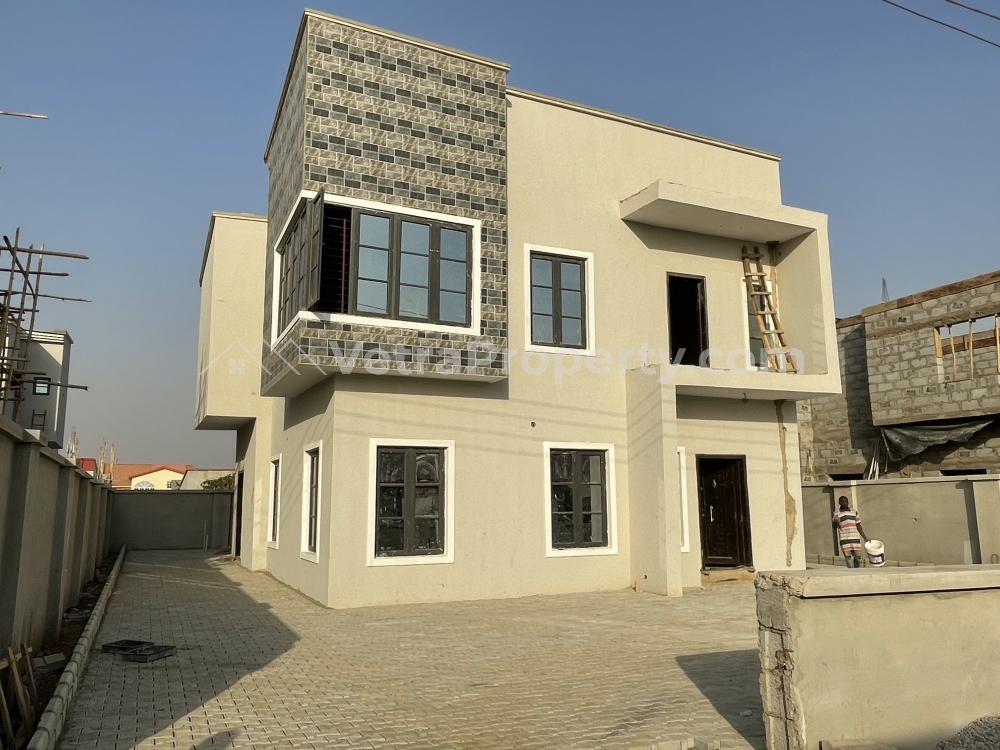 For Sale Newly Built 4 Bedroom Detached Duplex Carcas With A Room Bq  4 bedroom House for Sale Lokogoma Abuja Vetra  Property