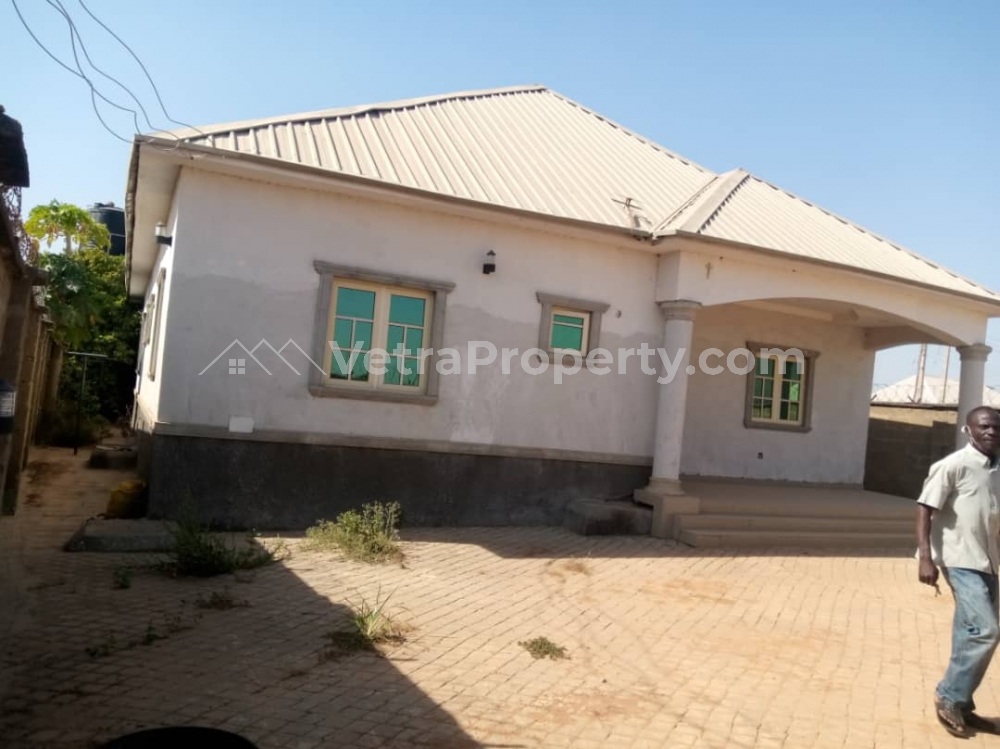  3 Bedroom Flat Close To Janruwa Estate, Kaduna.  3 bedroom Detached Bungalow for Sale Chikun Kaduna Vetra  Property