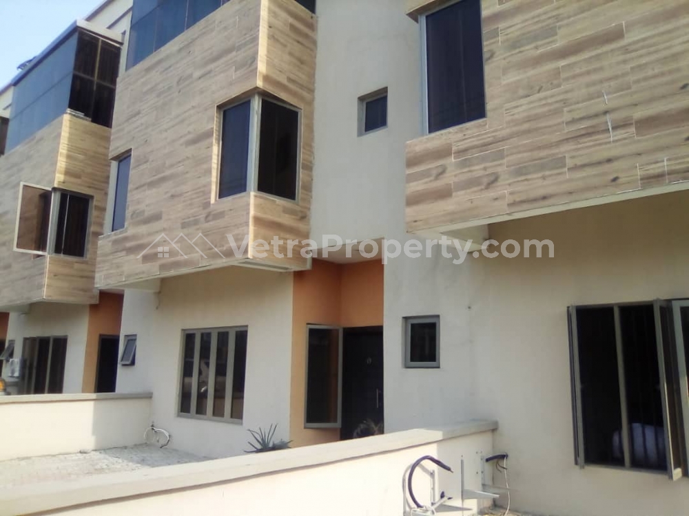  4 Bedroom Terrace With A Bq  4 bedroom House for Rent Lekki Lagos Vetra  Property