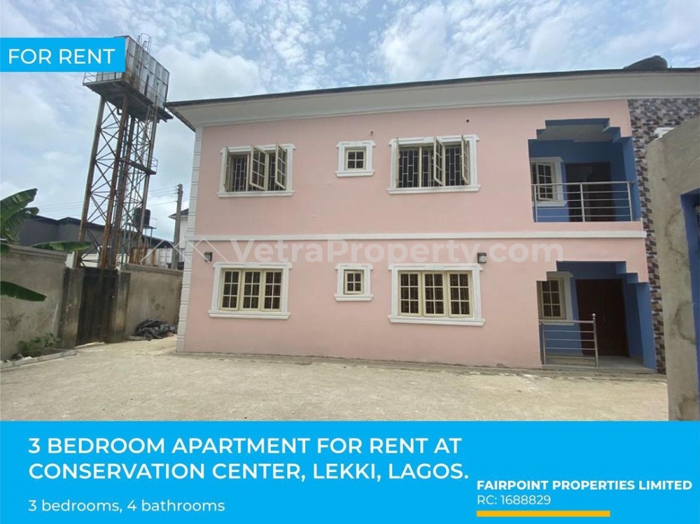  Beautiful And Spacious 3 Bedroom Apartment For Rent At Conservation Center Lekki  3 bedroom House for Rent Lekki Lagos Vetra  Property