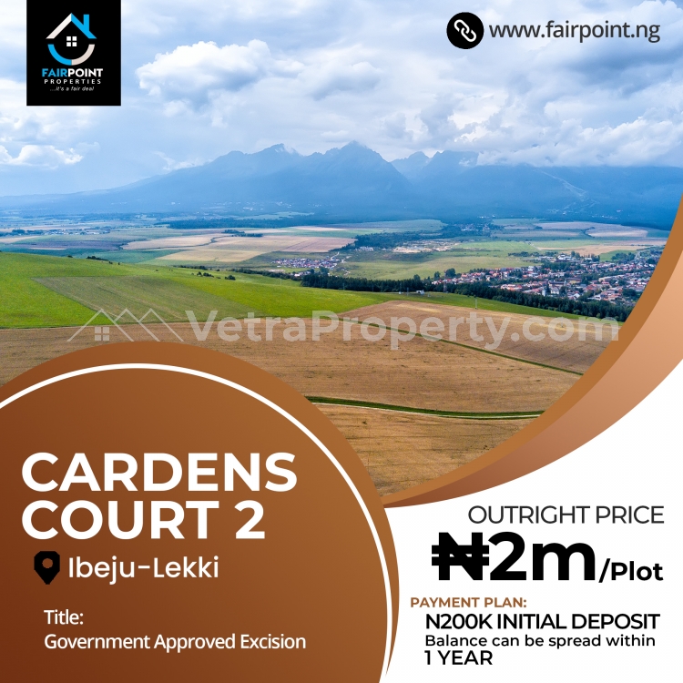  Land For Sale At Ibeju Lekki Lagos  Land for Sale Ibeju Lekki Lagos Vetra  Property