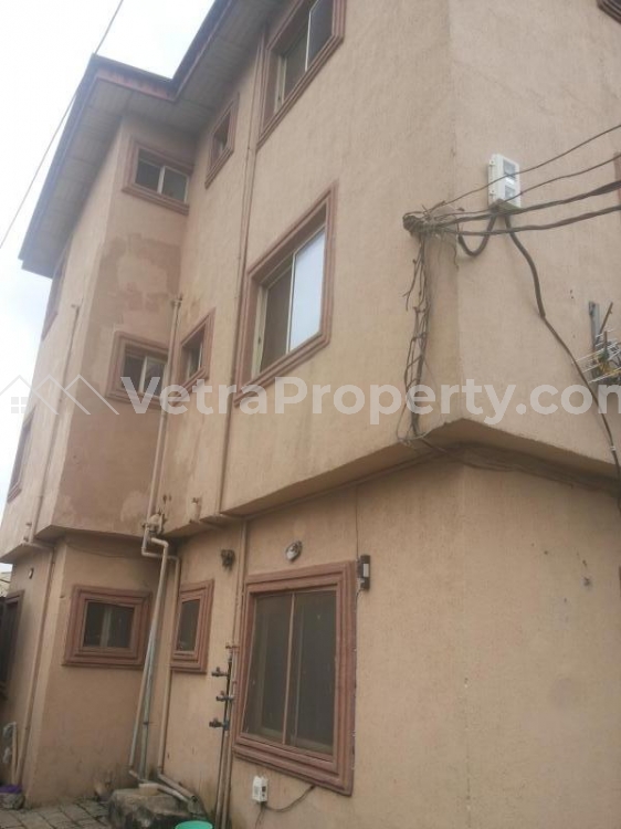  Decent 2bedroom With 3toilets. Upstairs With Wardrobe  2 bedroom Blocks of Flats for Rent Ogba Lagos Vetra  Property