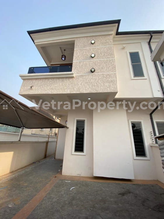  Newly Built 4 Bedrooms Semi Detached Duplex & Bq  4 bedroom Semi-Detached Duplex for Rent Lekki Lagos Vetra  Property