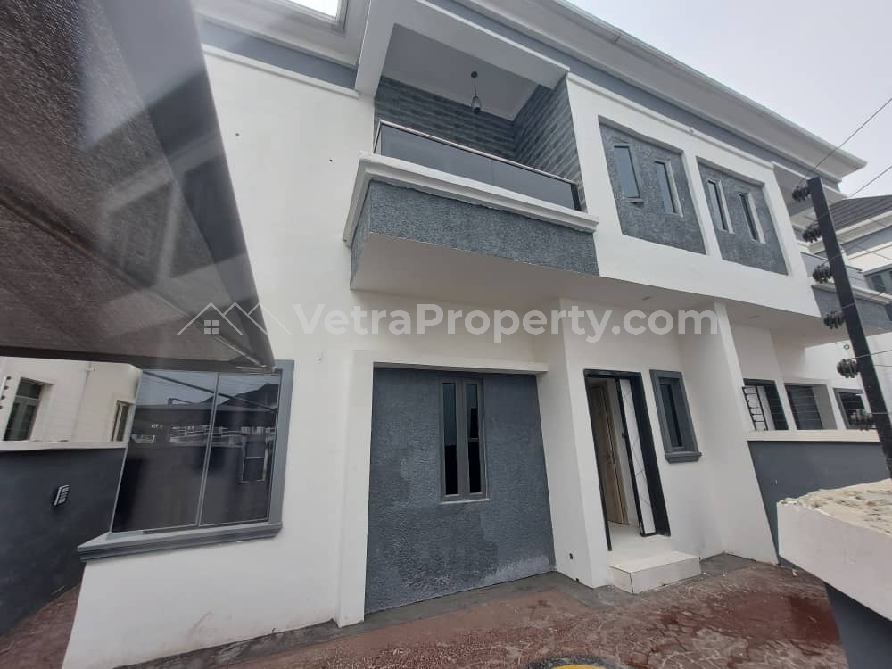  Newly Built 4 Bedrooms Semi Detached Duplex & Bq  4 bedroom Semi-Detached Duplex for Rent Lekki Lagos Vetra  Property