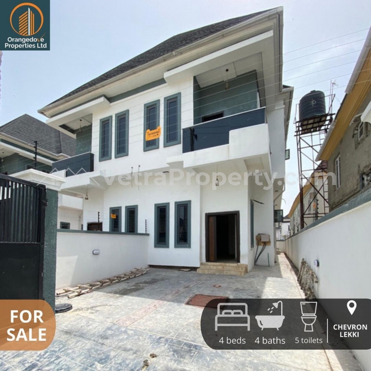 4 Bedroom Semi Detached Duplex With Bq For Sale  4 bedroom Detached Duplex for Sale Lekki Lagos Vetra  Property