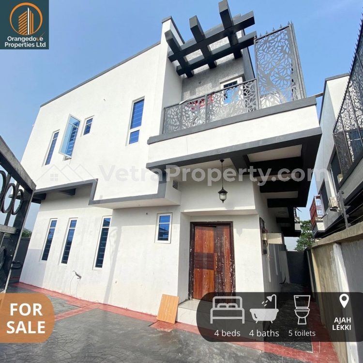  Luxury 4 Bedroom Semi Detached Duplex With Bq For Sale  4 bedroom Semi-Detached Duplex for Sale Ajah Lagos Vetra  Property