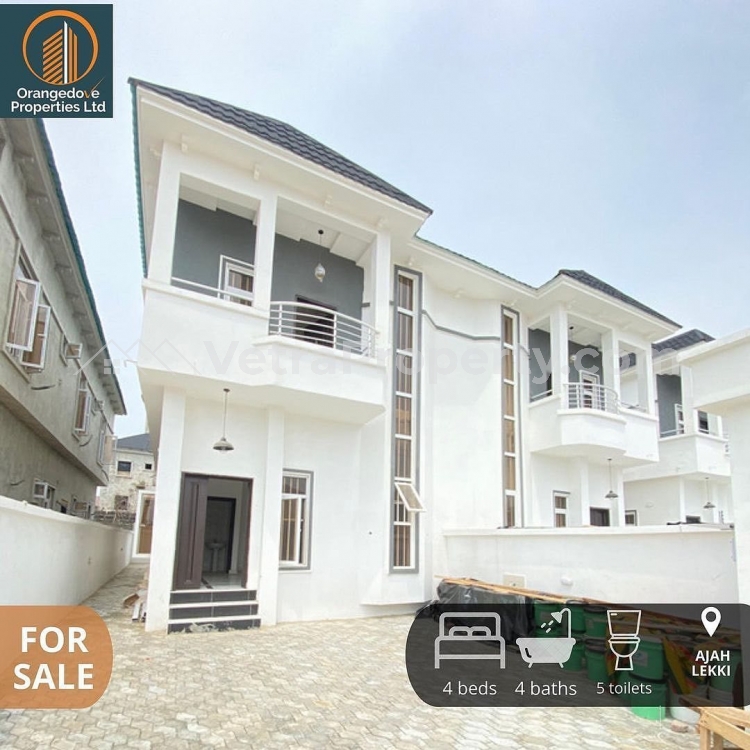  Luxury 4 Bedroom Semi Detached Duplex With Bq  4 bedroom Semi-Detached Duplex for Sale Ajah Lagos Vetra  Property