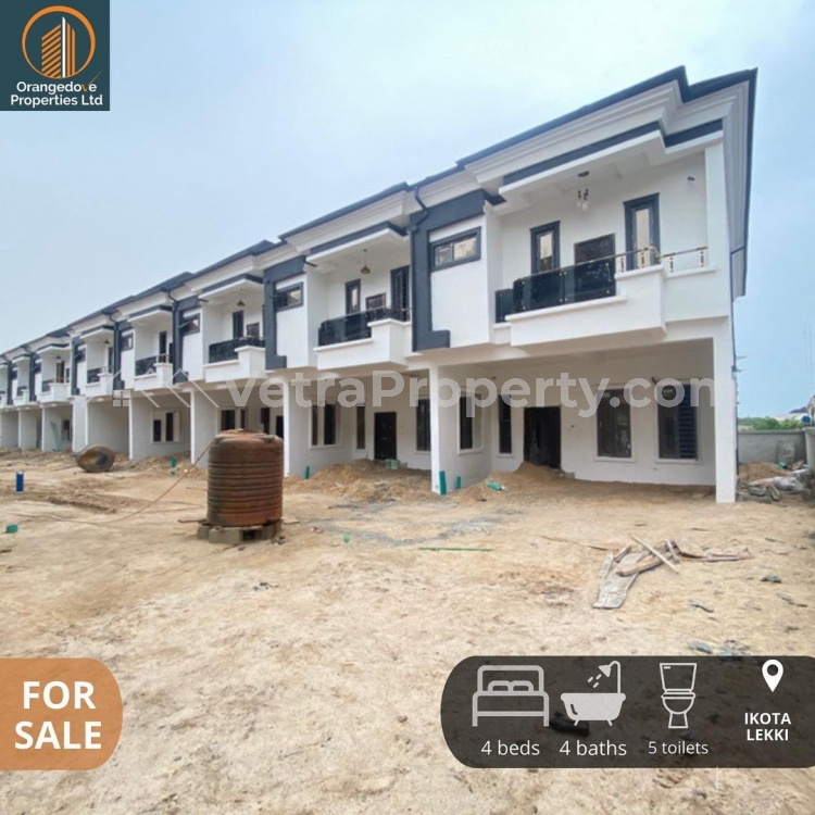  Newly Built 4 Bedroom Terrace Duplex For Sale!!!  4 bedroom Terraced Duplex for Sale Lekki Lagos Vetra  Property