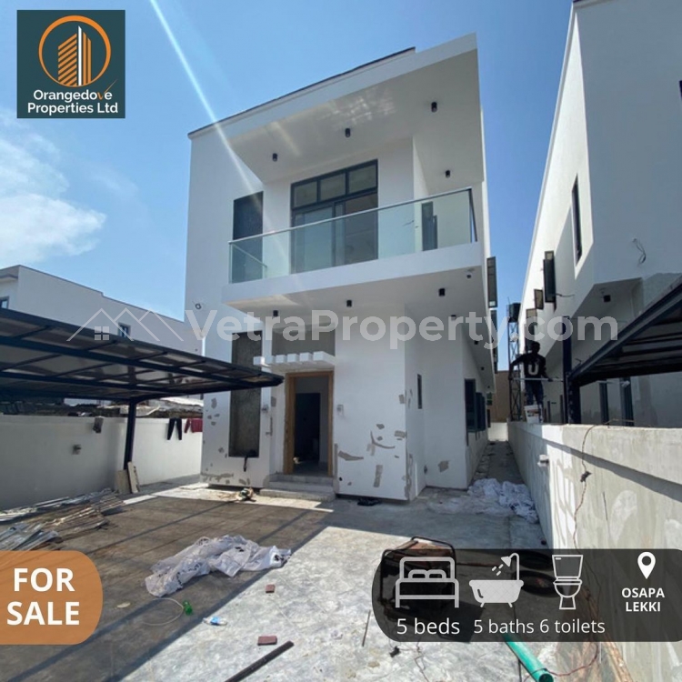 Luxurious 5 Bedroom Detached Duplex With Bq At Osapa Lekki  5 bedroom Detached Duplex for Sale Lekki Lagos Vetra  Property