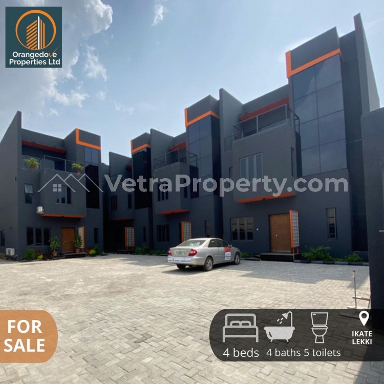  Luxury 4 Bedroom Terrace Duplex For Sale At Ikate Lekki  4 bedroom Terraced Duplex for Sale Lekki Lagos Vetra  Property