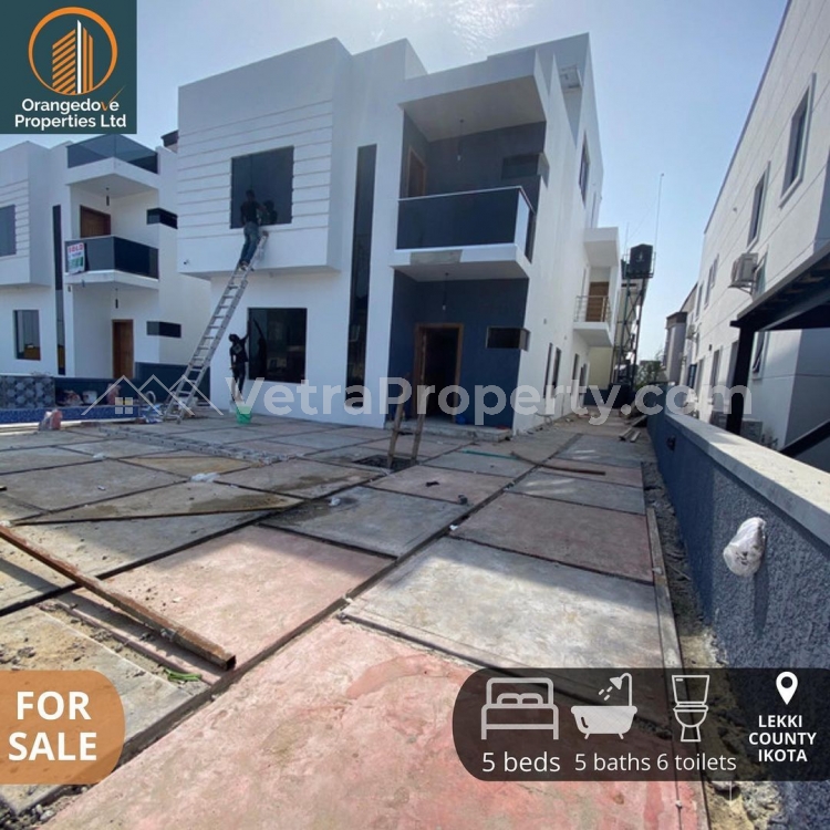  Nicely Built, 5 Bedrooms Detached Duplex With Swimming Pool Nestled Within A Serene  5 bedroom Detached Duplex for Sale Lekki Lagos Vetra  Property