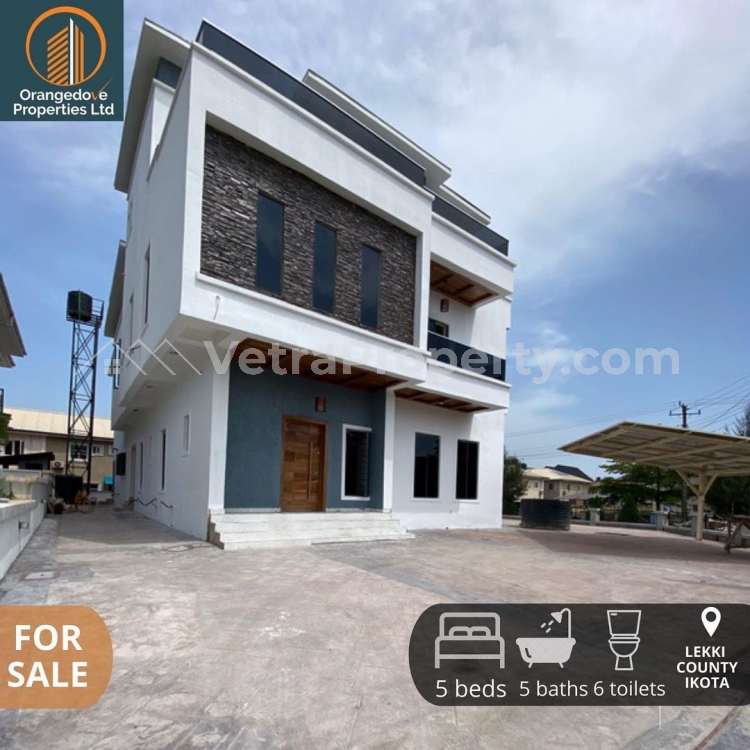  Nicely Built, 5 Bedrooms Detached Duplex  5 bedroom Detached Duplex for Sale Lekki Lagos Vetra  Property