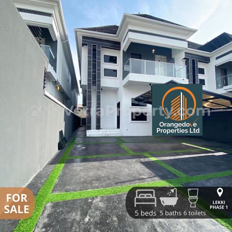  Luxurious 5 Bedroom Fully Detached Duplex  5 bedroom Detached Duplex for Sale Lekki Lagos Vetra  Property