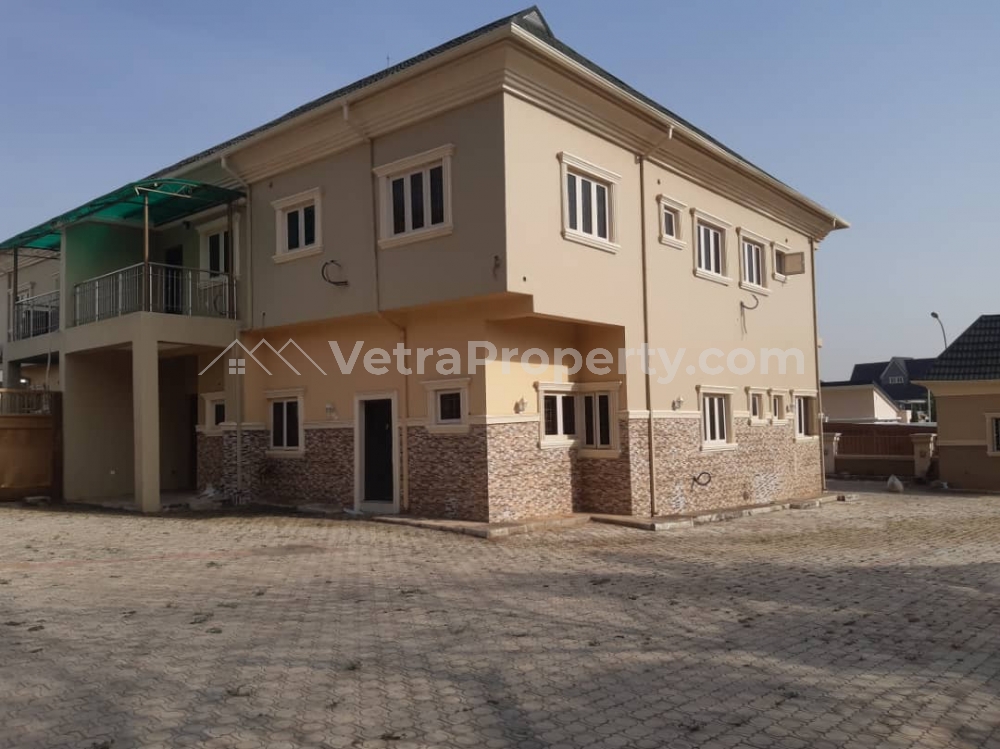  A Very Clean And Spacious 4 Bedroom With Bq  4 bedroom Semi-Detached Duplex for Rent Katampe Ext Abuja Vetra  Property