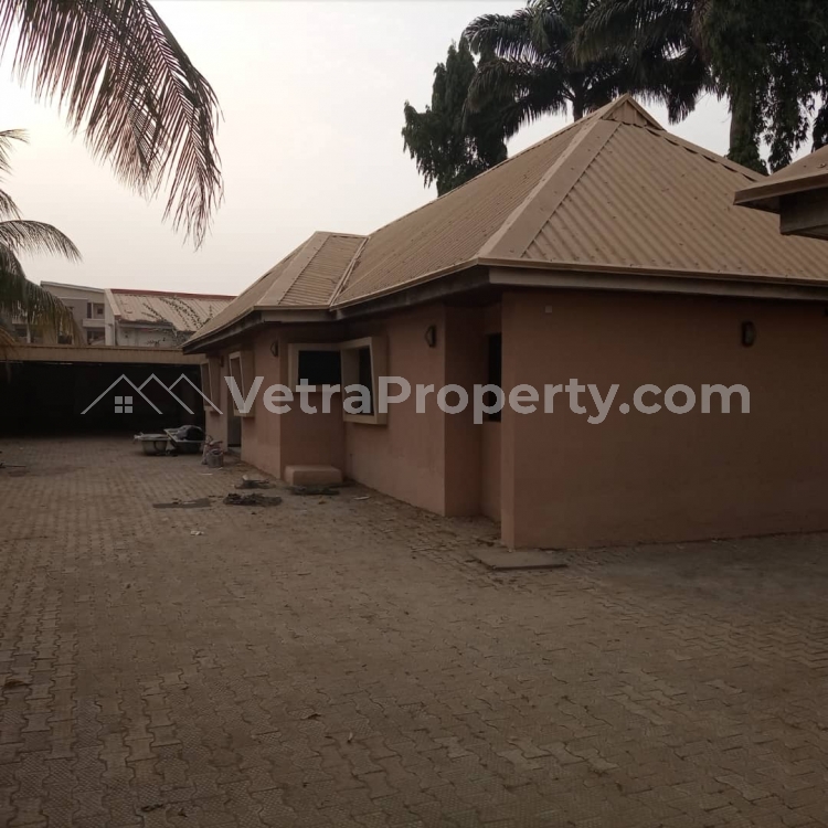  Well Renovated 3 Bedroom Bungalow With A Room Bq  3 bedroom Detached Bungalow for Rent Life Camp Abuja Vetra  Property