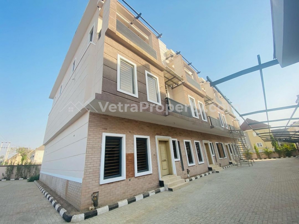  Newly Built 4 Bedroom With Bq  4 bedroom Terraced Duplex for Sale Life Camp Abuja Vetra  Property