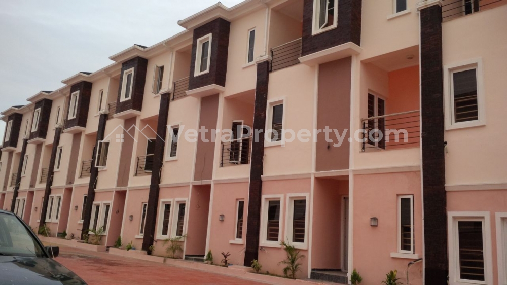  Newly Built And Spacious 5 Bedroom With A Bq  5 bedroom Terraced Duplex for Sale Gudu Abuja Vetra  Property