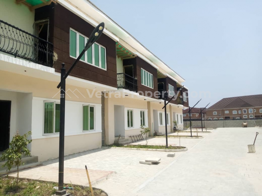  ??????for Sale?????? *newly Built 3bedroom Terrace Duplex Finished Contemporary Style And Bq* Price: *35m* Features?????? _____________________________ All Rooms Ensuite, Fitted Kitchen, Water Treatment Plant, Cars Port, Inter Lock Compound Floor, F  3 bedroom Terraced Duplex for Sale Ajah Lagos Vetra  Property