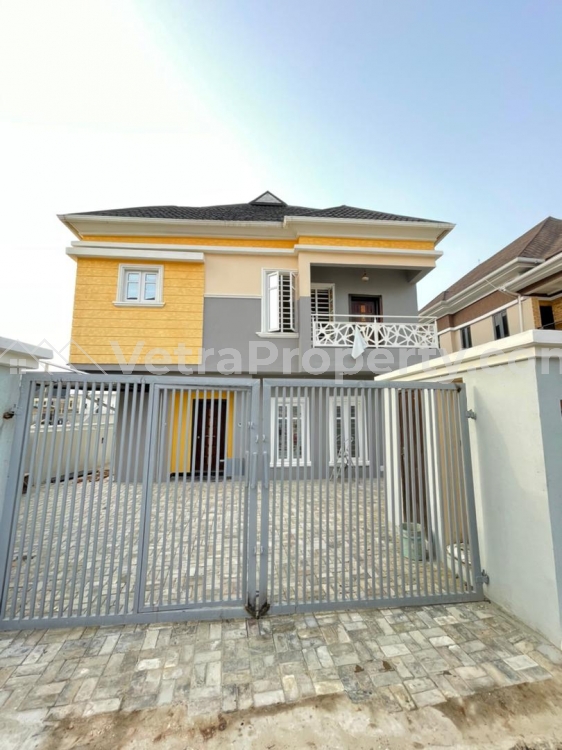  Newly Built Beautiful 4 Bedroom Detached Duplex With A Room Bq.  4 bedroom Detached Duplex for Sale Lekki Lagos Vetra  Property