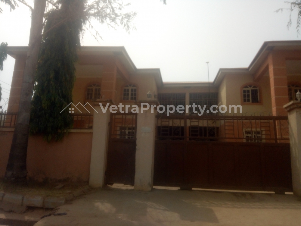  Twin 4 bedroom semi detached Duplex with each 1bedroom flat as BQ for sale around Police post FHA Lugbe Abuja  4 bedroom House for Sale Lugbe Abuja Vetra  Property