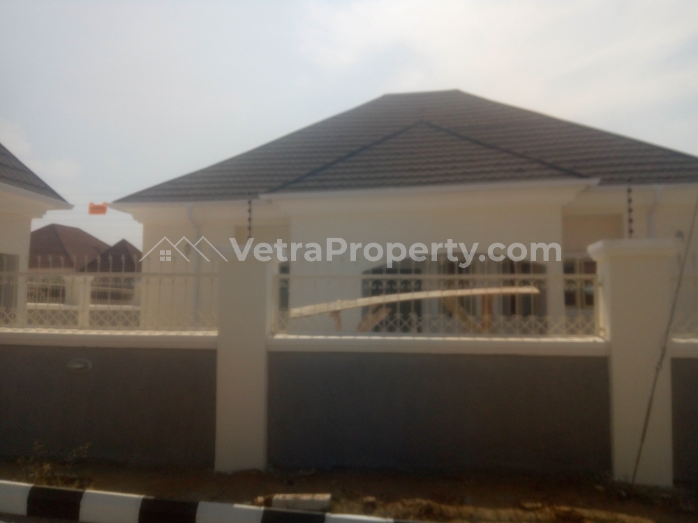  New And Well Finished 3bedroom Bungalow Flat With 2rooms Self Contained Room As Bq For Sale In Queen's Estate  3 bedroom Detached Bungalow for Sale Karsana Abuja Vetra  Property