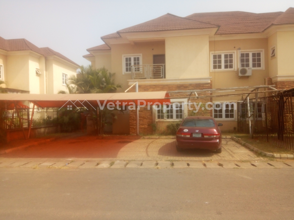  4bedroom semi detached duplex with a room attached BQ for sale in an estate around Apo Dutse Abuja  4 bedroom House for Sale Apo Abuja Vetra  Property