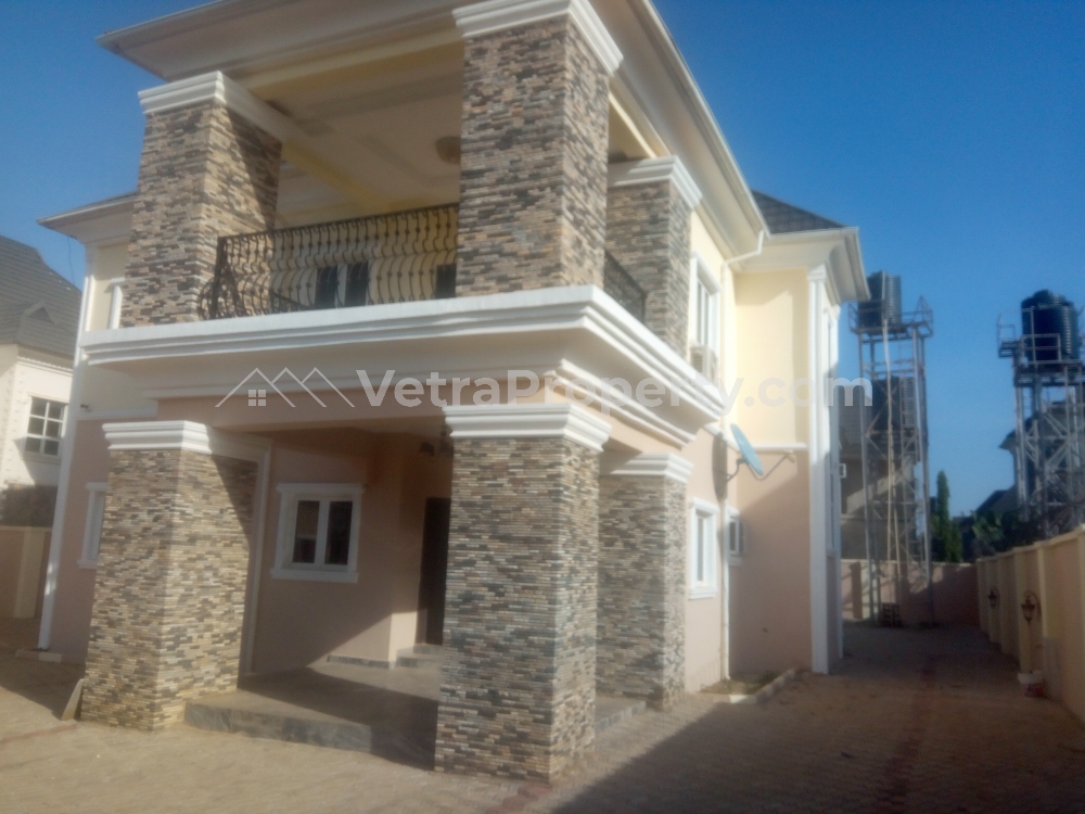  New 4bedroom duplex with 2rooms BQ for rent in Supa Cell estate by Sahara Apo  4 bedroom House for Rent Apo Abuja Vetra  Property