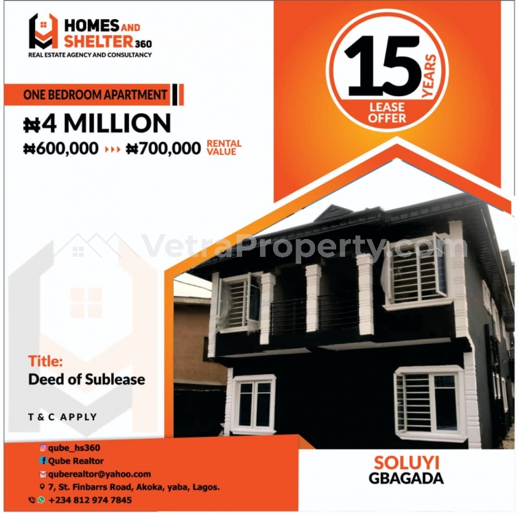  Own A Unit Of Mini Flat For A Lease Period Of 15years And Earn Rental Returns Of Up To 700,000 Annually  Mini Flat for Rent Gbagada Lagos Vetra  Property