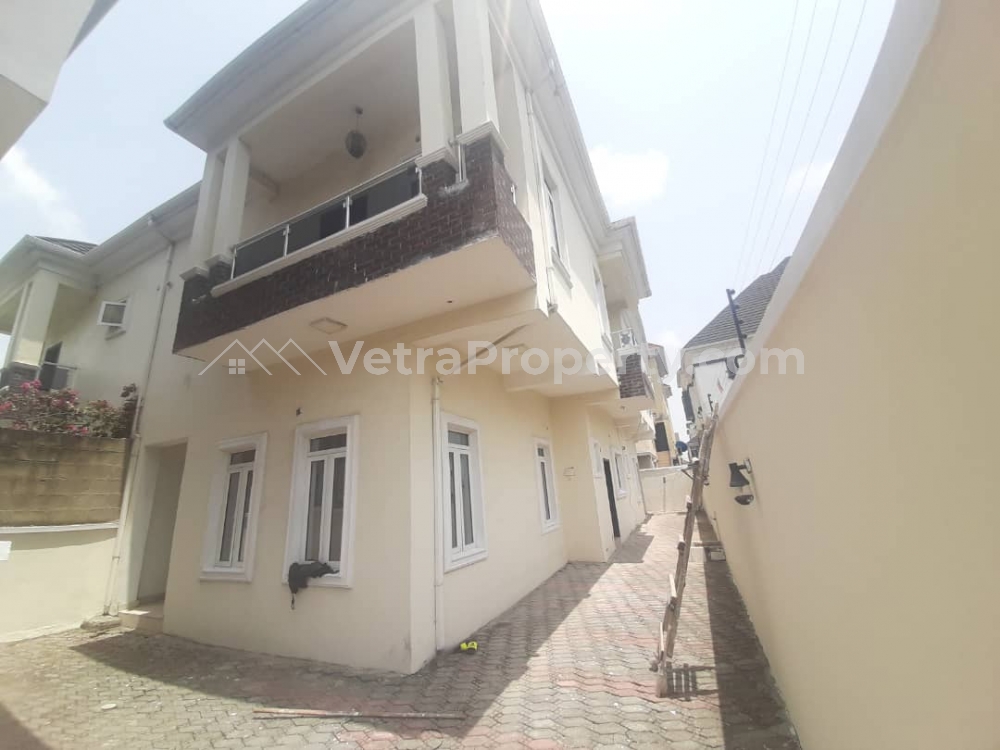  4 bedroom semi detached duplex  4 bedroom House for Rent Lekki Lagos Vetra  Property