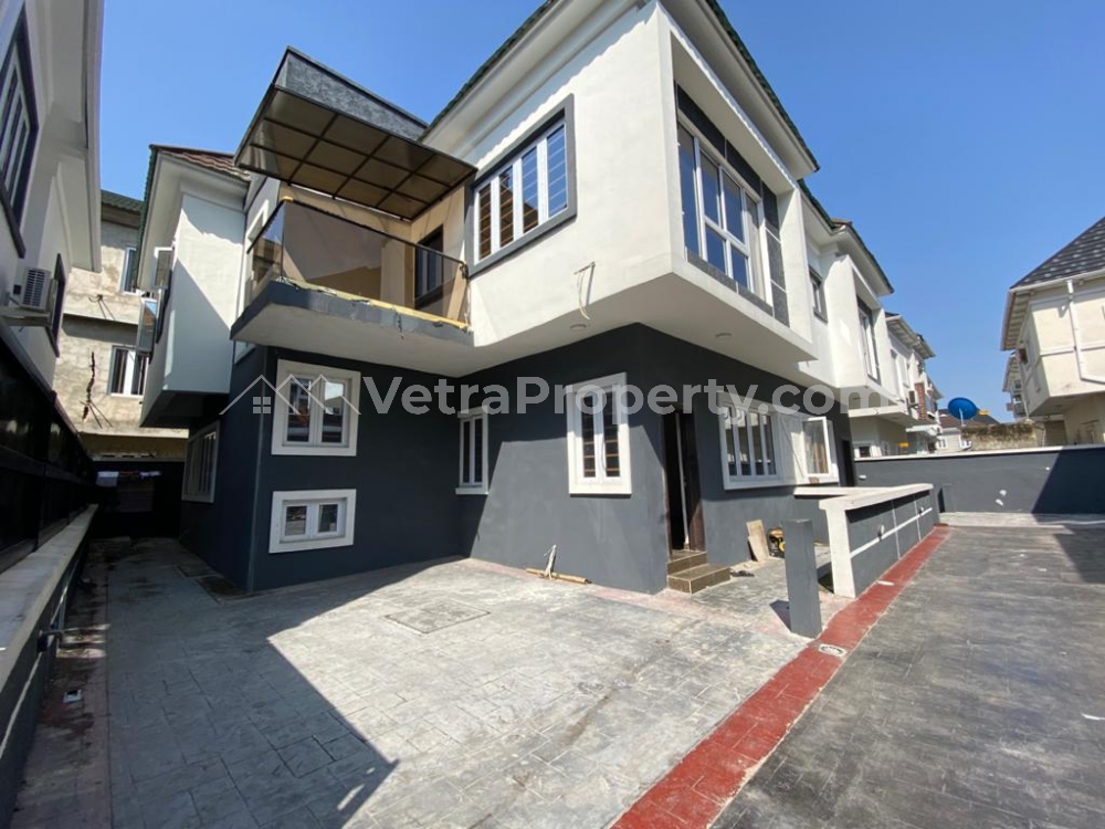  Brand new 4 bedroom semi detached duplex with bq  4 bedroom House for Sale Lekki Lagos Vetra  Property
