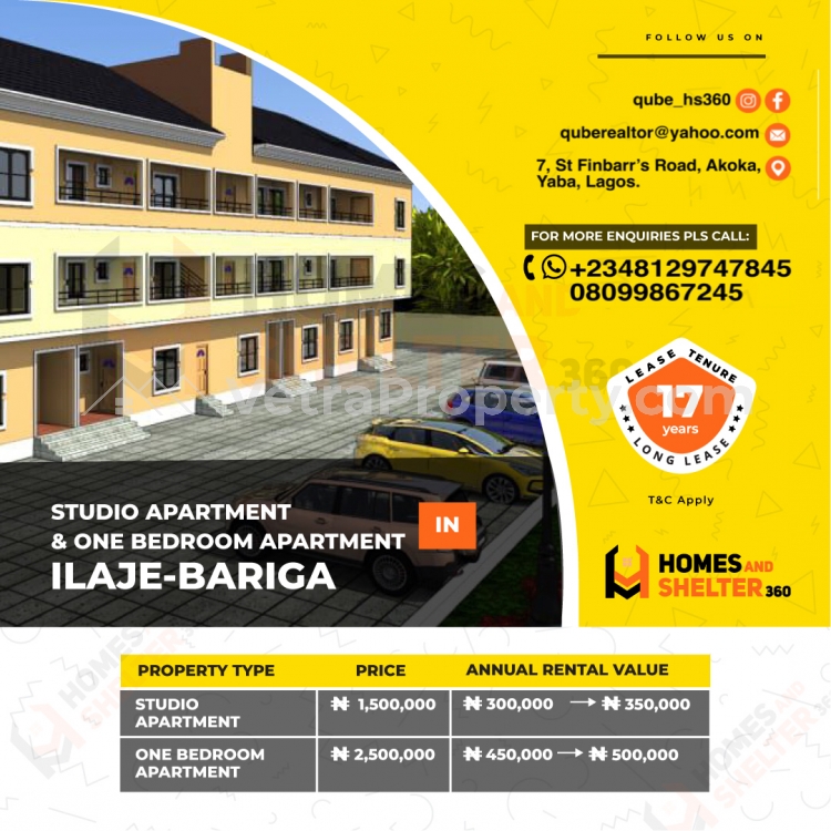  Own a unit of self contain for a lease period of 17years and earn rental returns  Flat for Sale Shomolu Lagos Vetra  Property