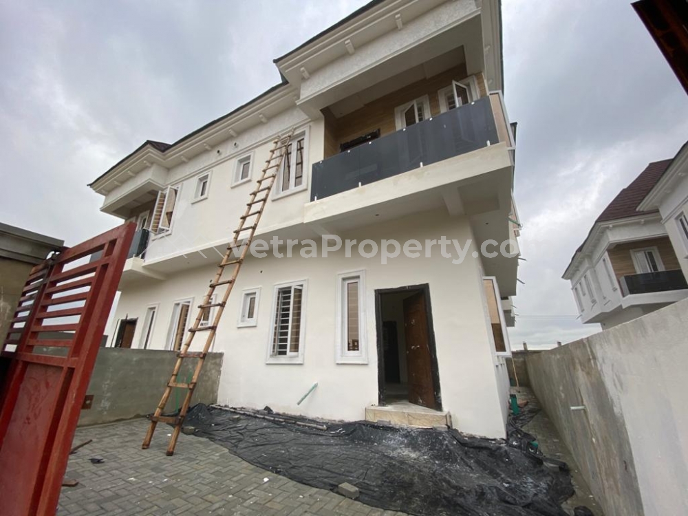  4 bedroom semi detached duplex with bq  4 bedroom House for Sale Lekki Lagos Vetra  Property