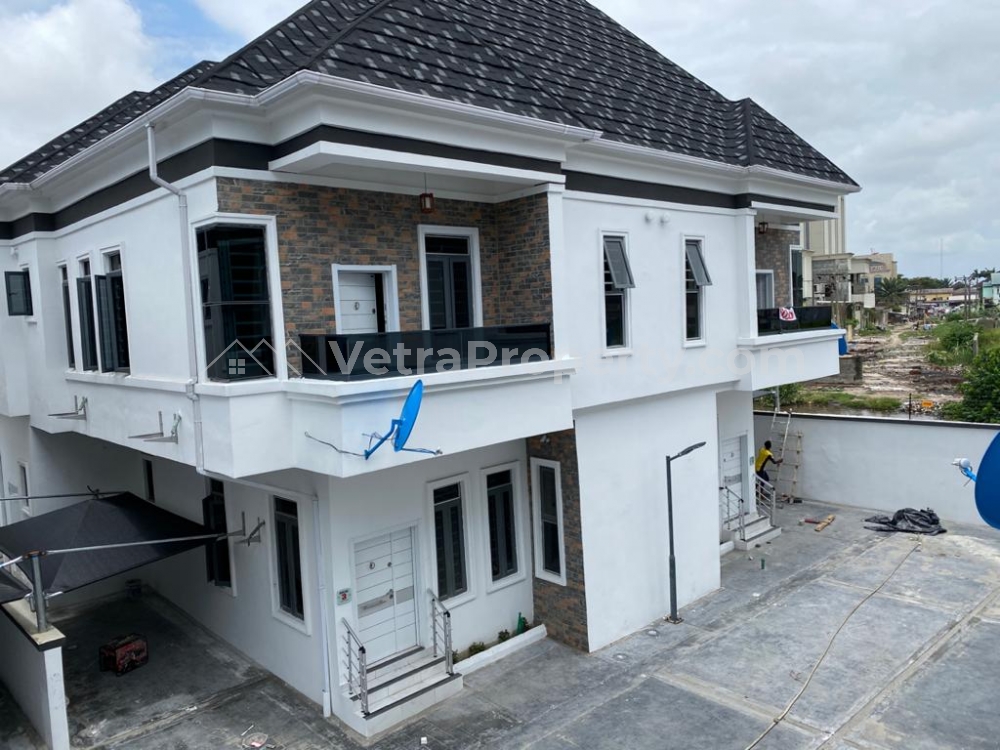  Serviced 4 bedroom semi detached duplex with bq  4 bedroom House for Sale Lekki Lagos Vetra  Property
