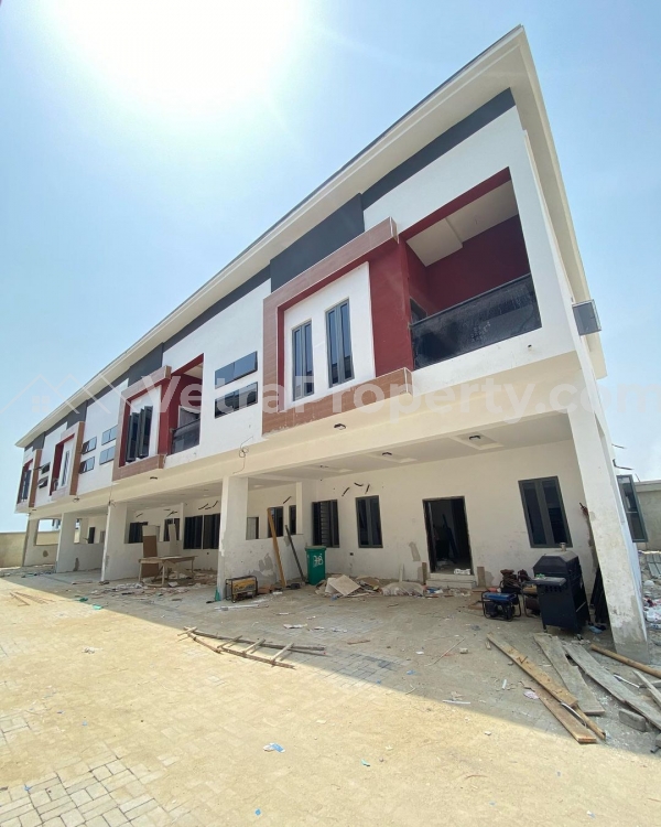  Gloomy and Brand New 4 Bedroom Semi Detached Duplex with 1 Room BQ at Chevron Lekki  4 bedroom House for Rent Lekki Lagos Vetra  Property