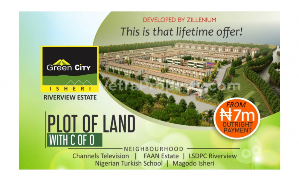  Green City Land for sale with C of O at Isheri, Opic  Land for Sale Ojodu Lagos Vetra  Property